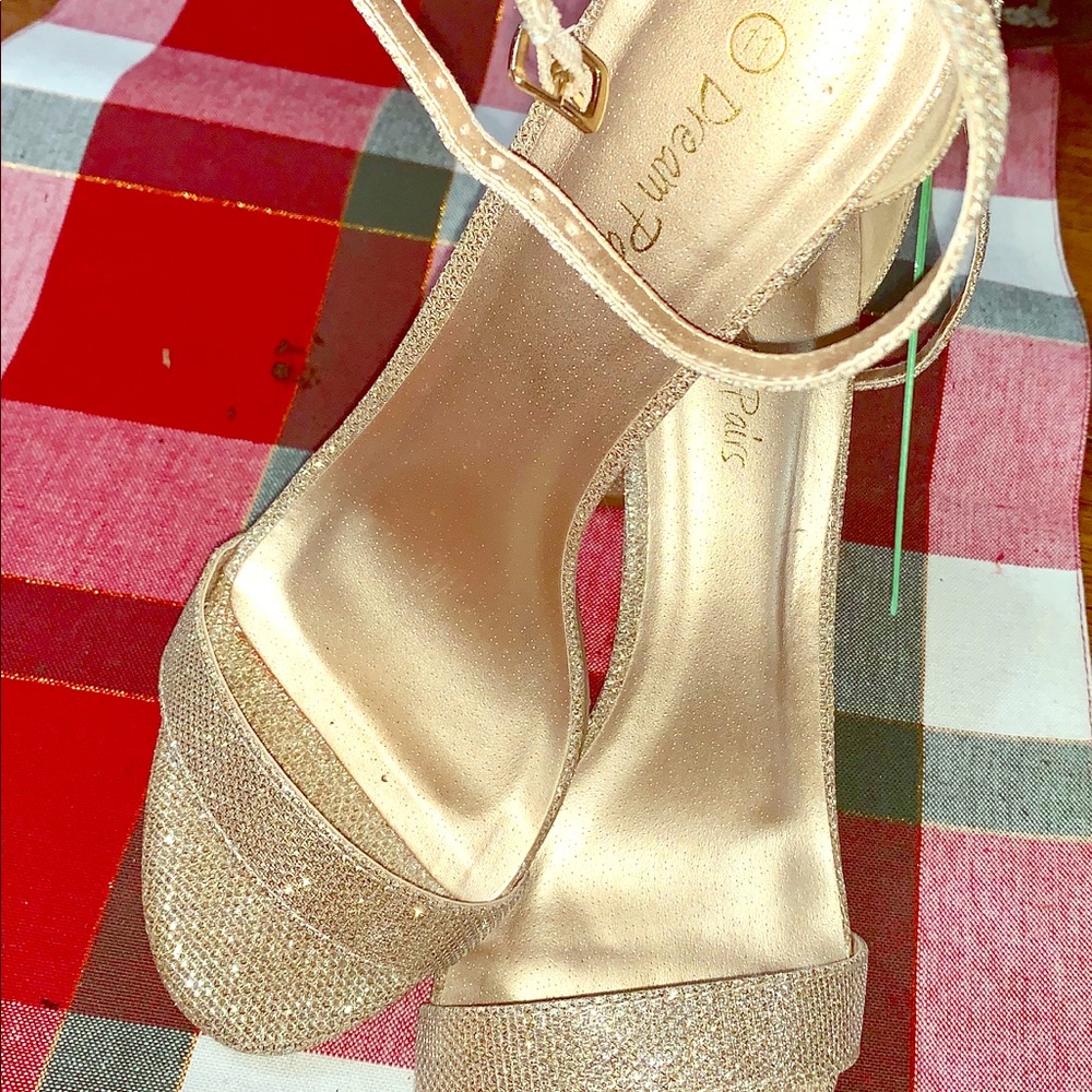Formal Event High Heels Gold